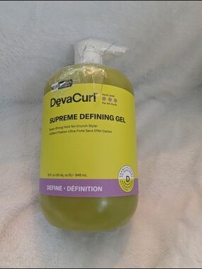 DevaCurl Supreme Defining Gel Strong Hold No-Crunch Styler 32 fl. oz. NWOB